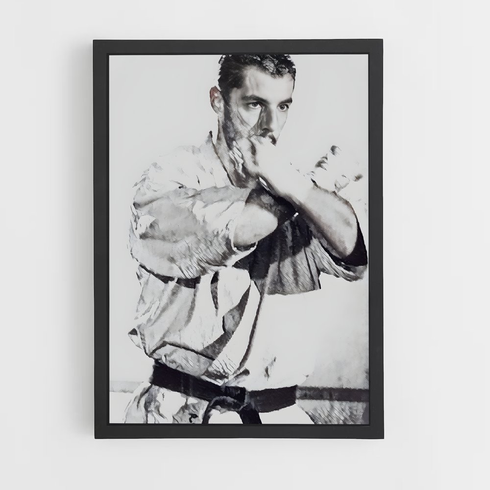 Poster Andy de hug – affiche Kick-boxing (vue 2)